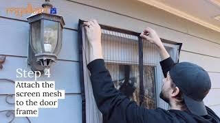 How to install magnetic mosquito door net | Best Mosquito Net Available Online | DIY (super easy)