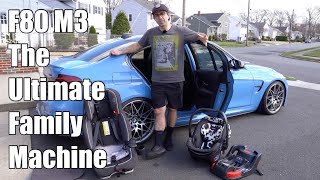 V100: Can an F80 BMW M3 be used as a family car? Child Seats installed! (Infant and Convertible)