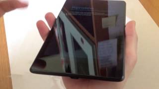 Tablet Nexus 7 2013 apertura confezione
