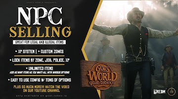 [RedM Script] NPC Selling (Update 1.2 Animations & Config)