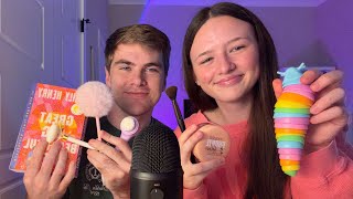 My Boyfriend Tries ASMR (pt. 2)!! ❤️‍🔥
