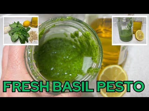 FRESH BASIL PESTO - Easy Recipe | Perfect for Pasta, Pizza & Toasties