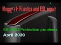 QUAD ESL2912 problems with speaker protection