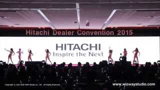 W4D interactive Dance HITACHI Dealer Convention 2015 @โรงแรมดุสิตธานี พัทยา