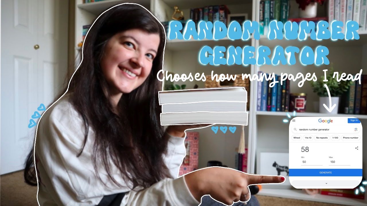 Random Pages To Read random number generator chooses how many pages i read for a week ...