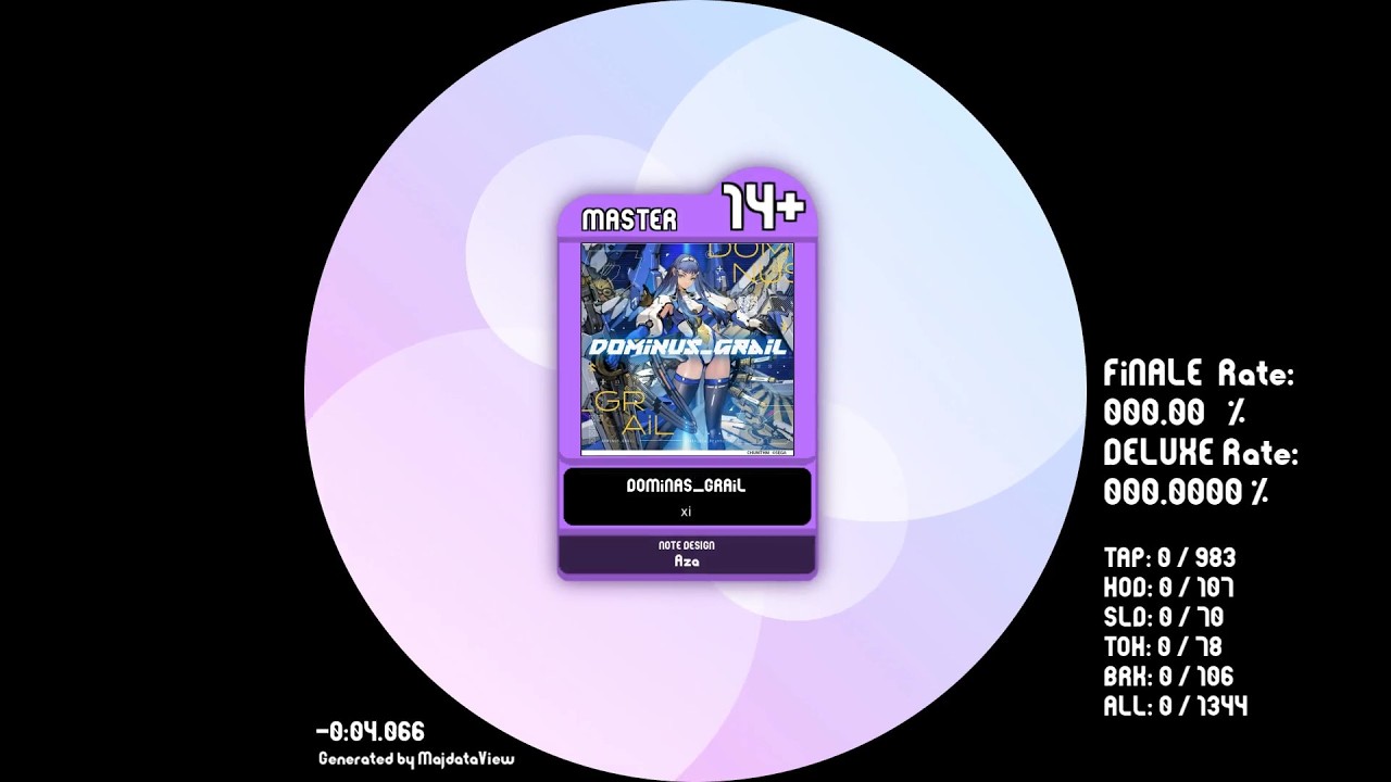 [ KoP 7TH CHUNITHM International ver. 決勝曲 ] DOMiNAS_GRAiL [ maimai 創作譜面 MASTER 14+ DX ]