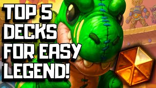Best Hearthstone Decks To Hit Easy Legend In May!