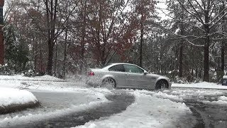 BMW M3 E46 Wet Snow Donuts