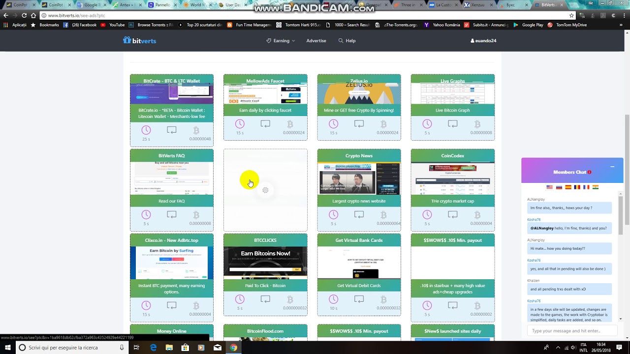 bitvers.io faucet pentru criptomonede gratis: bitcoin, litecoin, etherium si bitcoicash educatieve stemtest