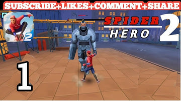 Spider Fighter 2 - Gameplay Walkthrough part 1 Levels 1 - 5 /Spider-man 2 gameplay#spiderfighter2#yt