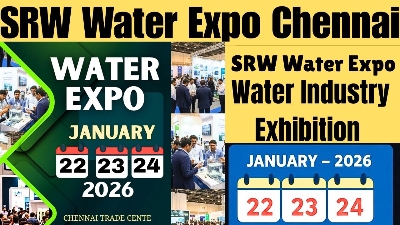 SRW India Water Expo Chennai -2026 #chennaidaily - YouTube