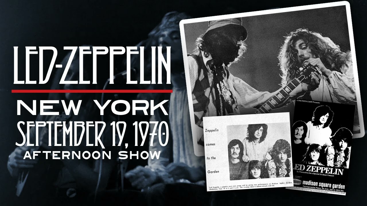Led Zeppelin - Live in New York, NY (Sept. 19th, 1970 - afternoon
