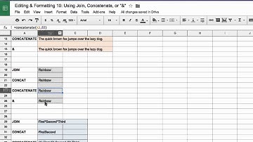 Using Join, Concat, & Concatenate
