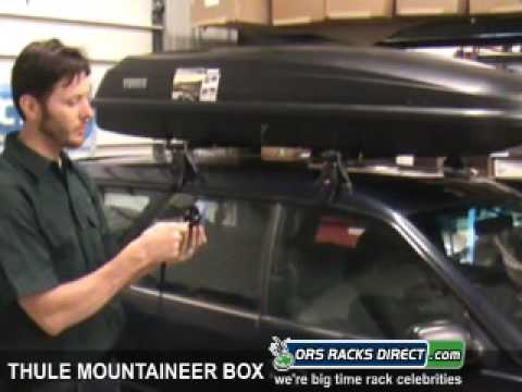 Thule 669ES Mountaineer ES Cargo Roof Box Review Video & - YouTube