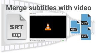 how to merge subtitles with any video permanently using vlc (100% working)