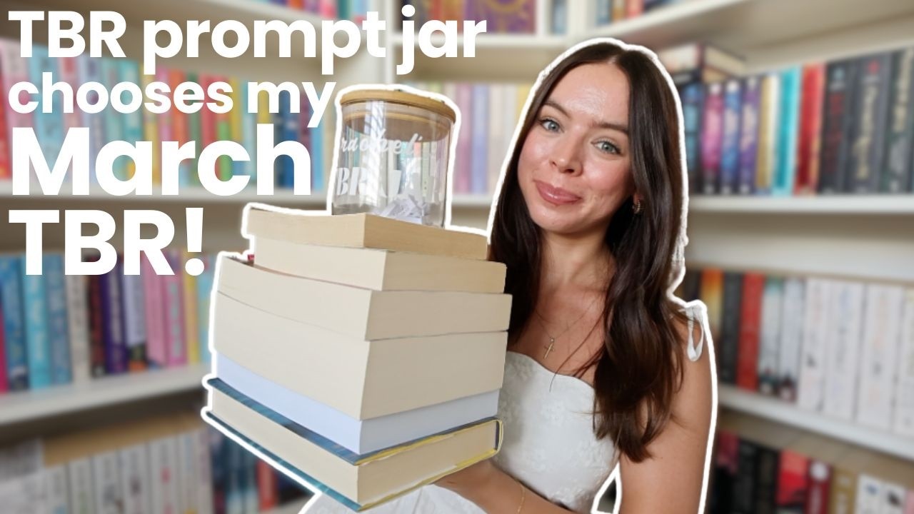 TBR prompt jar chooses my reads for March! 🫙⭐️ *march tbr*