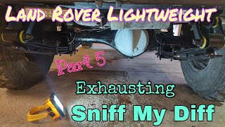 Part 5 - Land Rover Lightweight Freshtoration - Exhausting work and more holes .