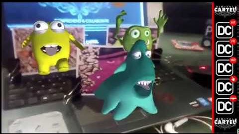 Augmented Reality Application with Multiple Animated 3D Models (POC)