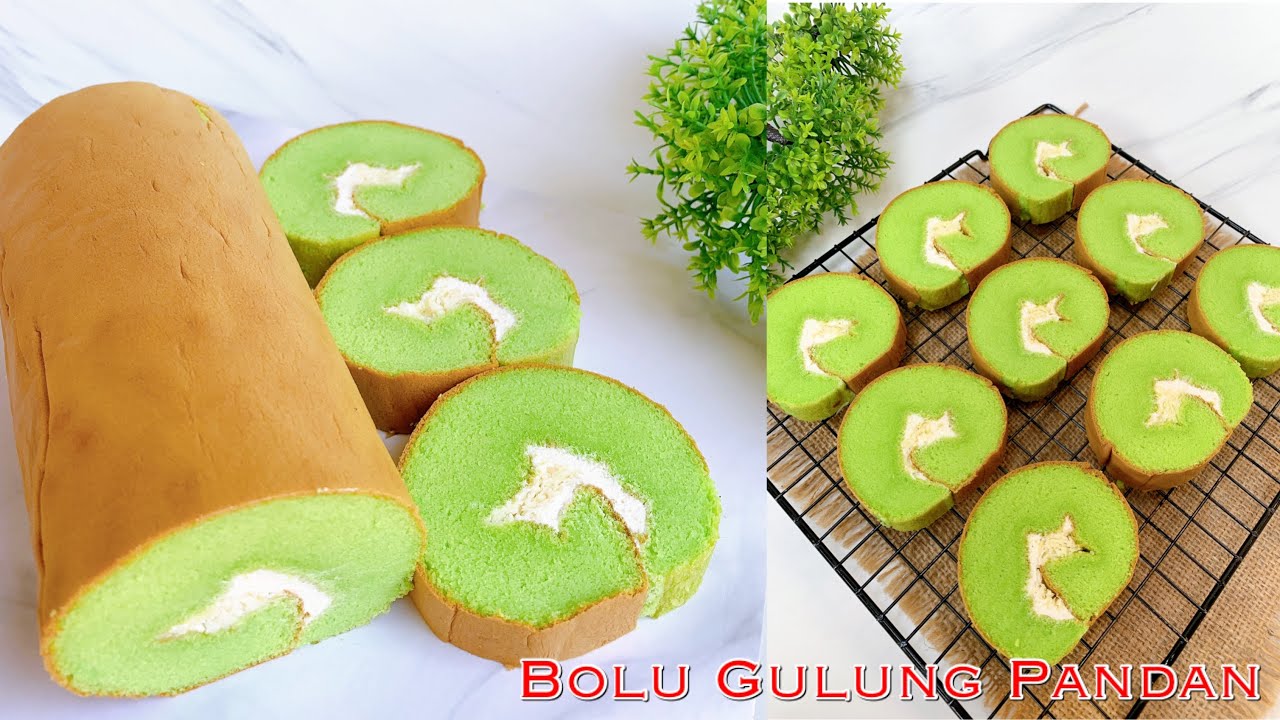 Bolu Gulung Pandan Ekonomis Super Lembut dan Enak | Resep Bolu Pandan Metode All In One Bolu Gulung Pandan Ekonomis Super Lembut dan Enak | Resep Bolu Pandan Metode All In One