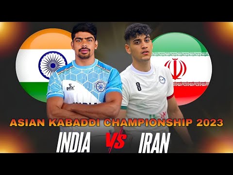 INDIA VS IRAN || ASIAN KABADDI CHAMPIONSHIP  2023 @appanadu_Sports19