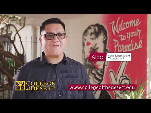 Cooperative Work Experience Education is an important component of the education and training that students receive at College of the Desert. Work Experience courses enable students to integrate their classroom-based learning into a real work environment. College of the Desert Work Experience Program - Aldo's Testimonial