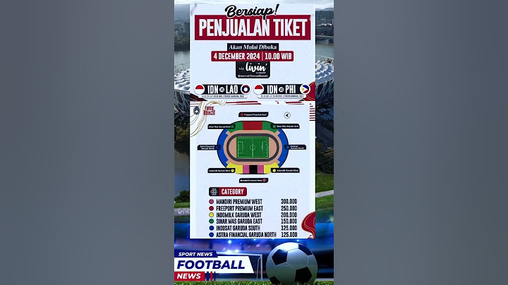 harga tiket piala AFF 2024 di stadion manahan solo #shorts