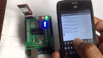 CD4094- Android Emulator and Arduino experiment on BuildCircuit