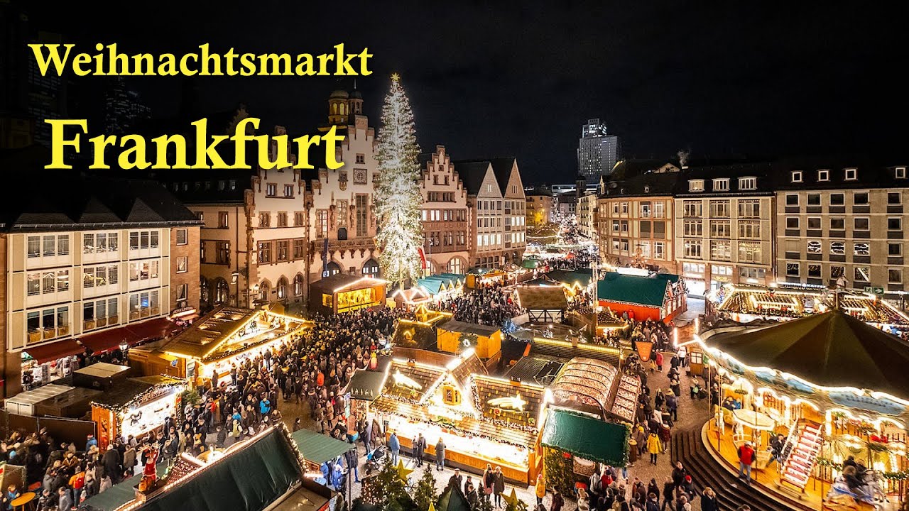 Frankfurt Germany🇩🇪Letzter Tag des Weihnachtsmarktes in Frankfurt|Last day of the Christmas market