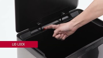 Rubbermaid® Elite™ 12G Single Stream Step-On Trash Can Product Overview