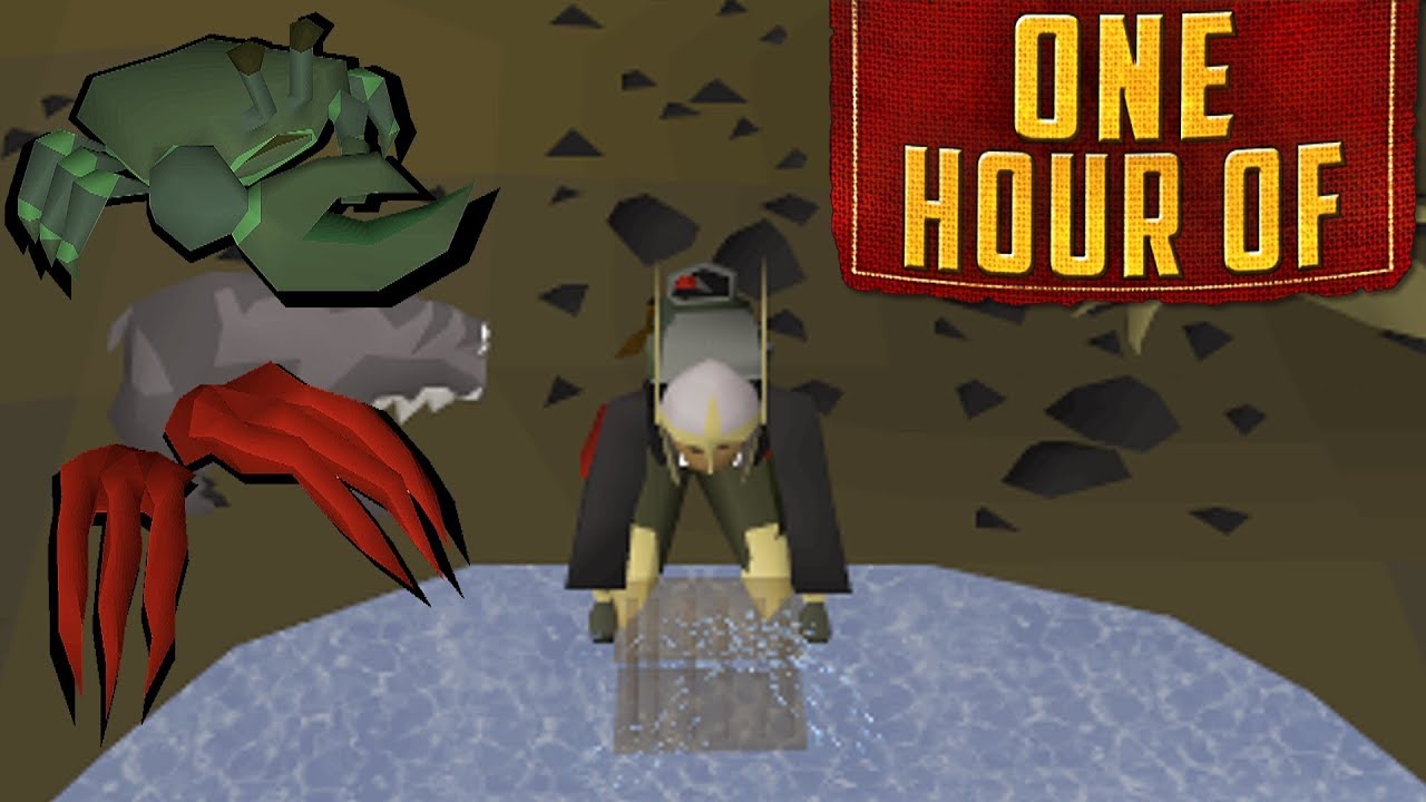 1 Hour of Dark Crab Fishing on OSRS YouTube