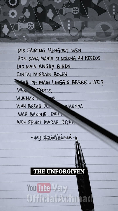 Metallica - The Unforgiven | Yang Ku Dengar #lirikparodi