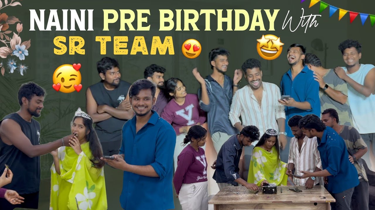 Naini Pre Birthday Celebrations With Sr Team MR MANU OFFICIAL FULL ENTERTAINMENT EKKADA