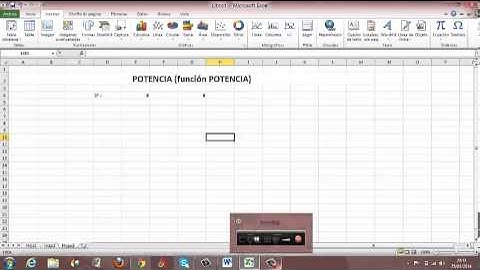 Video Tutorial de funciones matematicas en Excel