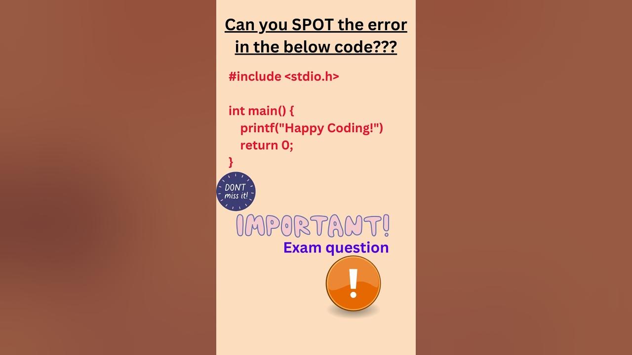 Debugging in C - Fix Errors Like a Pro! #shorts #coding #cprogramming ...