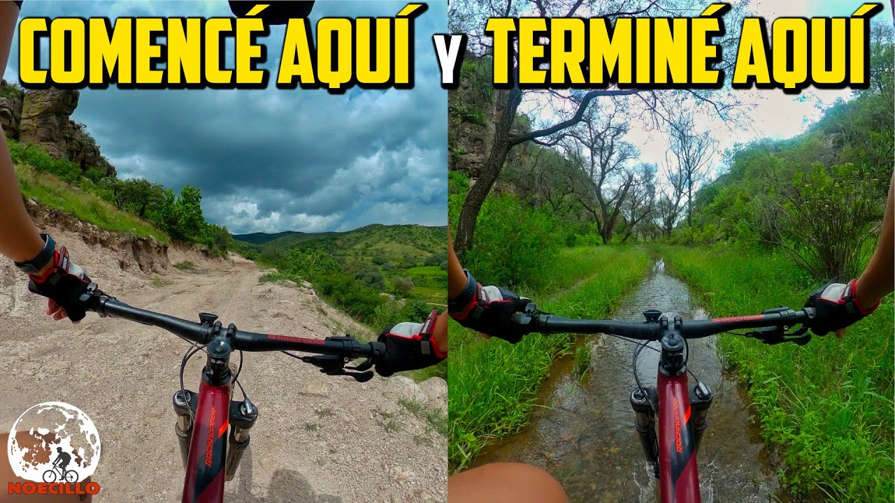 Rodando por el Río Paseo en Bicicleta de Montaña por la Angostura León Guanajuato Noecillo MTB
