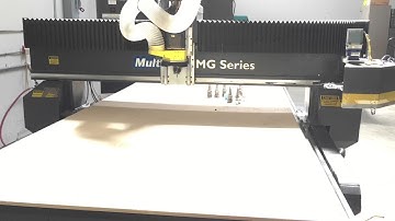 MultiCam CNC Router tests