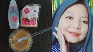 Masker Bedak Viva dan Air Mawar