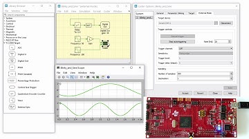 External Mode and Parameter Inlining with the TI C2000 Target Support Package