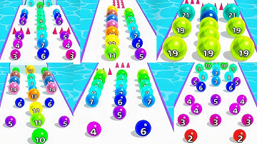 Marble Run 3D Game Color Ball Race Gameplay Android, iOS  Level ( 583 - 595 )
