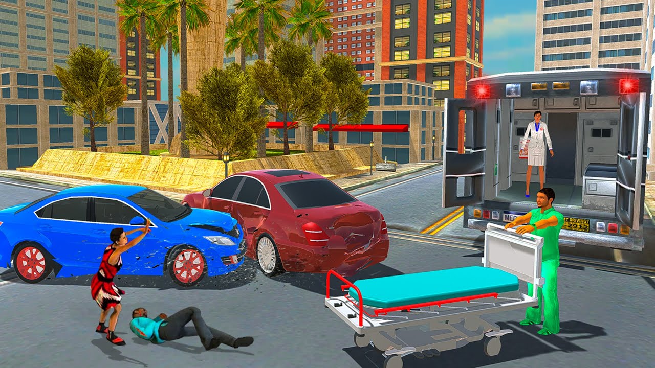 Ambulance Rescue Games 2020 # 01 Level 01-10 - best android gameplay