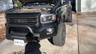 Anzo headlights and Spider taillights review  2016 GMC Canyon