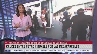 Cruce entre Petro y Bukele por las megacárceles