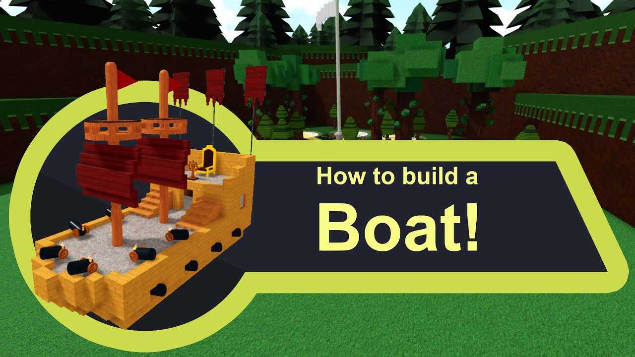 How To Build The Thumbnail Boat In Build A Boat For Treasure Youtube - roblox build a boat for treasure logo