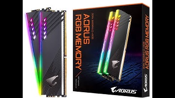 GIGABYTE Outs AORUS RGB Memory with AORUS Memory Boost Feature