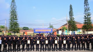 Dansat Brimob Polda Jabar Pimpin Apel Pagi & Berikan Penghargaan Kepada 101 Personel Berprestasi