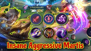 [Full Gameplay] Insane Aggressive Martis EXP Lane | Martis Gameplay Mobile Legends 