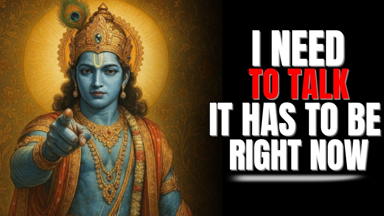 I NEED TO TALK RIGHT NOW  ITS VERY URGENT | KRISHNA CONNECTS