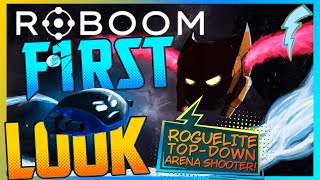 Roguelite 2D Top-Down Arena Shooter in SPACE!『First Look』 Roboom #supported