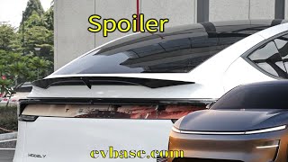 Adding Sport Rear Spoiler on my Tesla Juniper Y from evbase.com