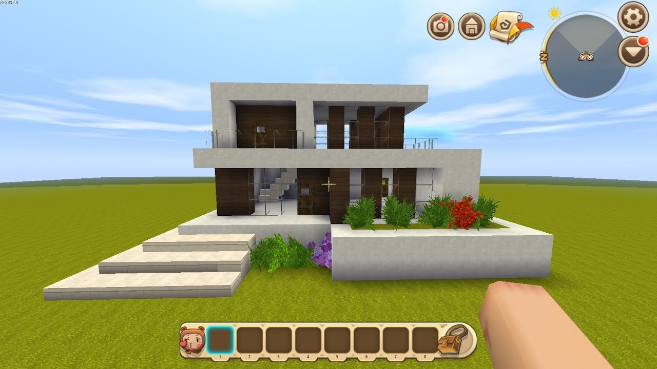 Mini casa moderna #fy #minecraft